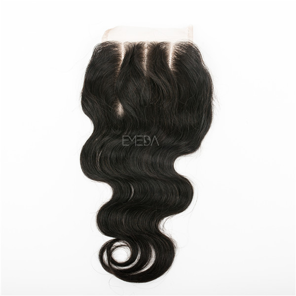 three part body wave lace closure  LJ38